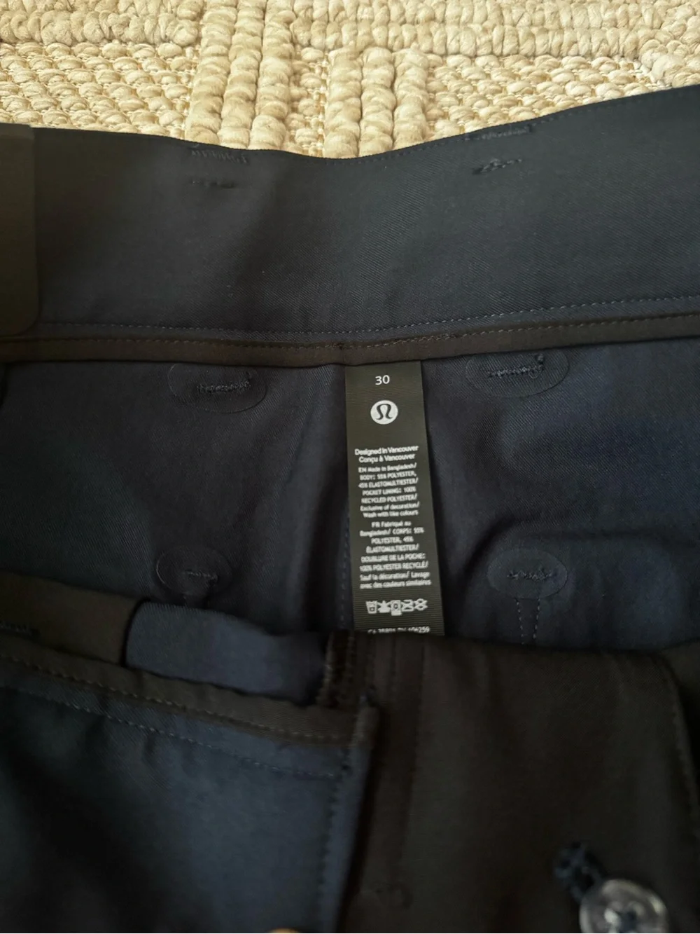 lululemon Men's Relax Fit Twill Shorts in True Navy
